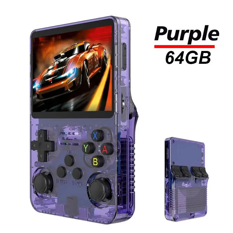 R36S Retro Handheld Game Console Original Arkos System 3.5 Inch IPS Screen Portable Pocket Video Player Game 64GB 128GB Boy Gift