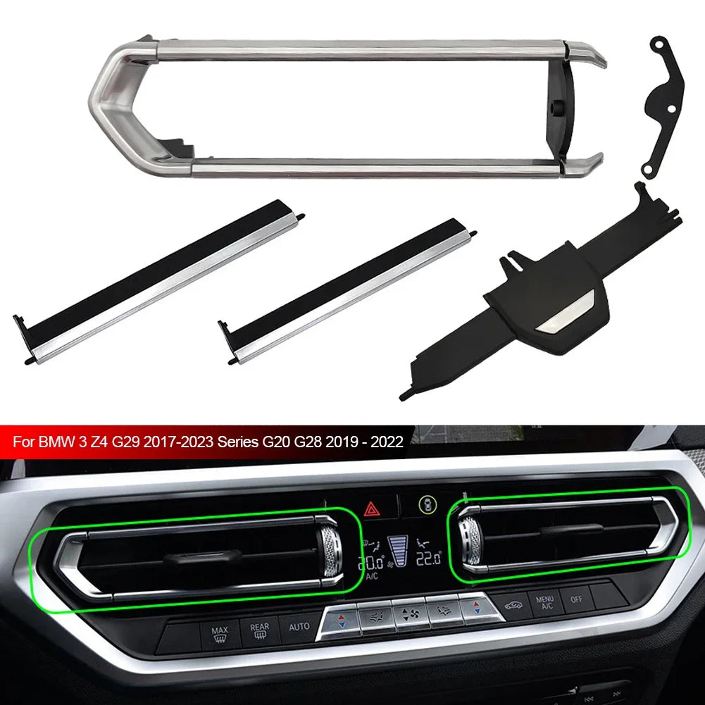 For BMW 3 Z4 G29 2017-2023 Series G20 G28 2019 - 2022 Car Front Middle AC Air Conditioner Vent Grill Slider Clip Repair Kit