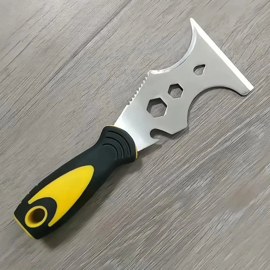 15-in-1 Multi-Use Putty Knife, Stainless Steel Paint Scraper