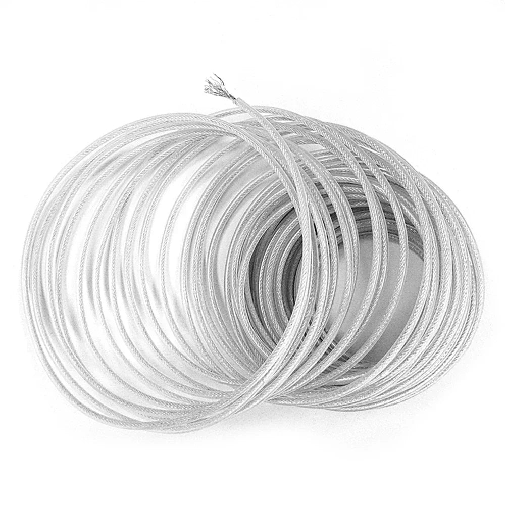 2～4.0mm*15m Steel Wire Grass Trimmer Line Round Brushcutter Trimmer Rope Brush Cutter Wires Rope Accessories