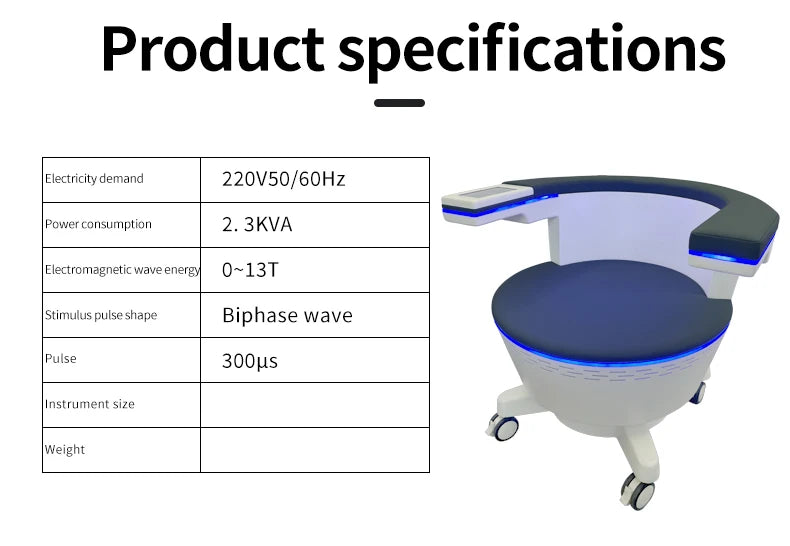 2025EMS Electromagnetic Non-Invasive Pelvic Floor Chair Strengthening Pelvic Muscles Chair Promote Postpartum Repair Ems Machine
