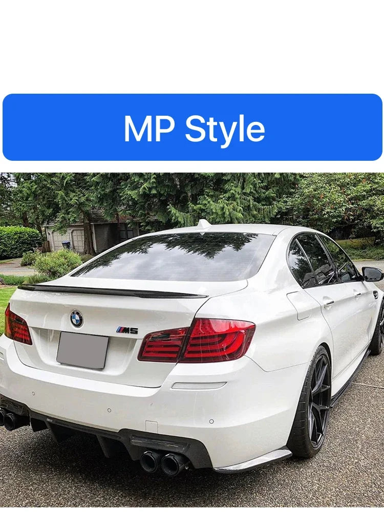 Rear Bumper Trunk Spoiler Lip Roof Carbon Boot Spoiler Wing M5 MP M4 PSM For BMW 5 Series F10 2026-2026 Car Accessories