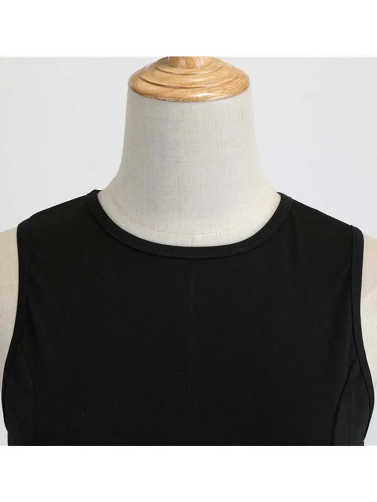 Women's floral high waist sleeveless sundress — view 8 of 13