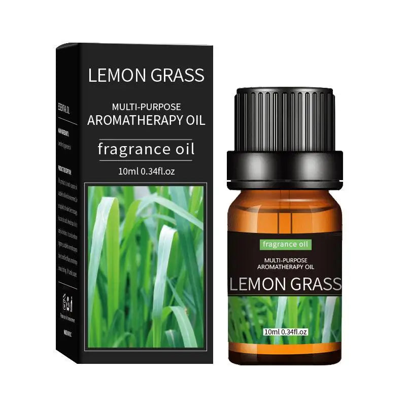 20Flavors 10ml Essential Oils For Aroma Diffuser Air Humidifier Lavender Rose Eucalyptus Sandalwood Air Freshening Aromatherapy