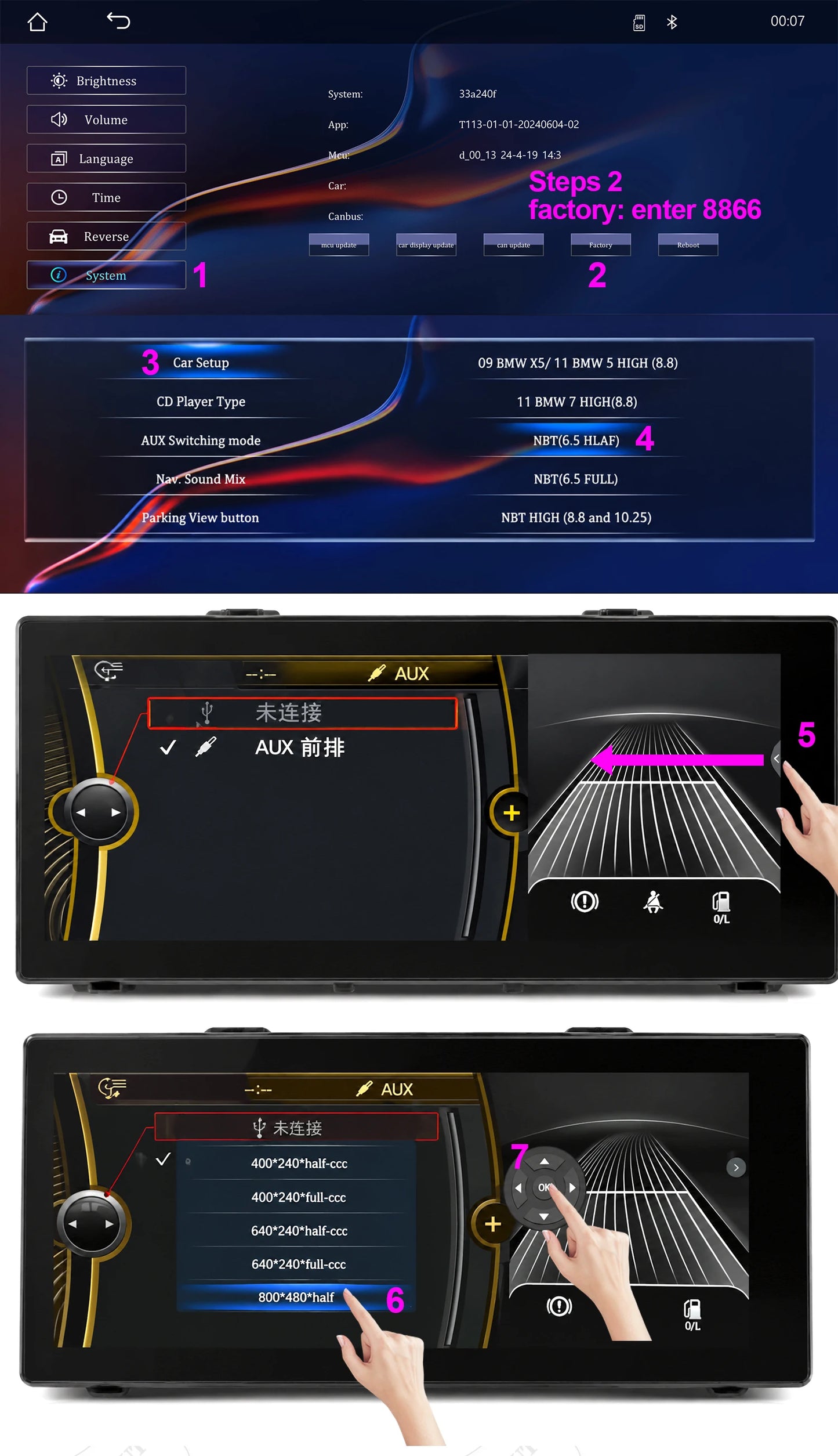 AUTOTOP 10.25”1920*720 Wireless Carplay Android Auto Car multimedia player for F20 F21 F22 F30 F31 F32 F33 F34 F36 NBT 2026-2026