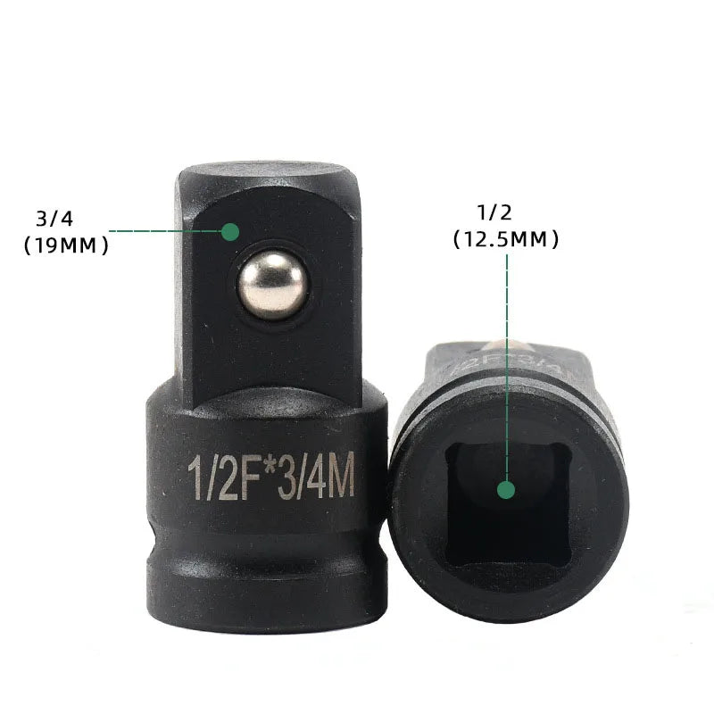 1/2 3/8 1/4 3/4 Air Wobble Socket Extension Electric Wrench Air Impact Wrench Converter Socket Joints Ratchet Drive Adapter
