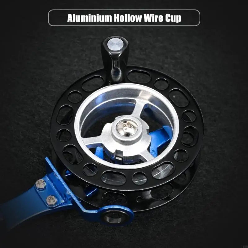 Ice Fishing Reel Large Spool Diameter Aluminum Spool Wear-Resistant Fishing Reel for Men Deep Water Fishing Equipment 24BD