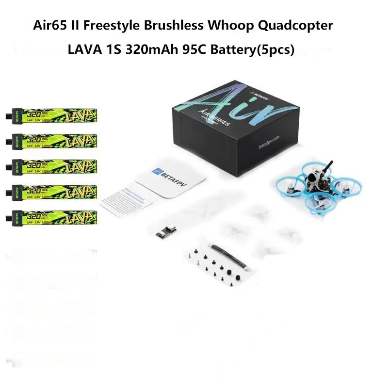 BETAFPV Air65 II Matrix FC 5in1 V2 Brushless Whoop Quadcopter For LAVA 1S II 320mAh Battery/Champion/Racing/Freestyle Drone NEW
