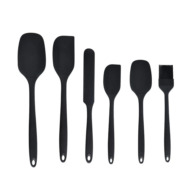 6-Piece Silicone Baking Set - Spatulas, Cream Scraper and Oil Brush - photo 10