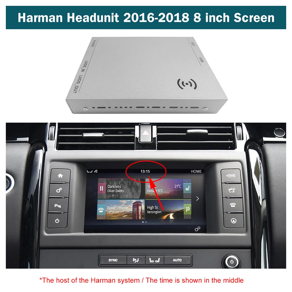 RoadTop Wireless Carplay Mirror Link AirPlay Ai Box For Land Rover Jaguar Range Rover Evoque Discovery Bosch Harman 2012-2018
