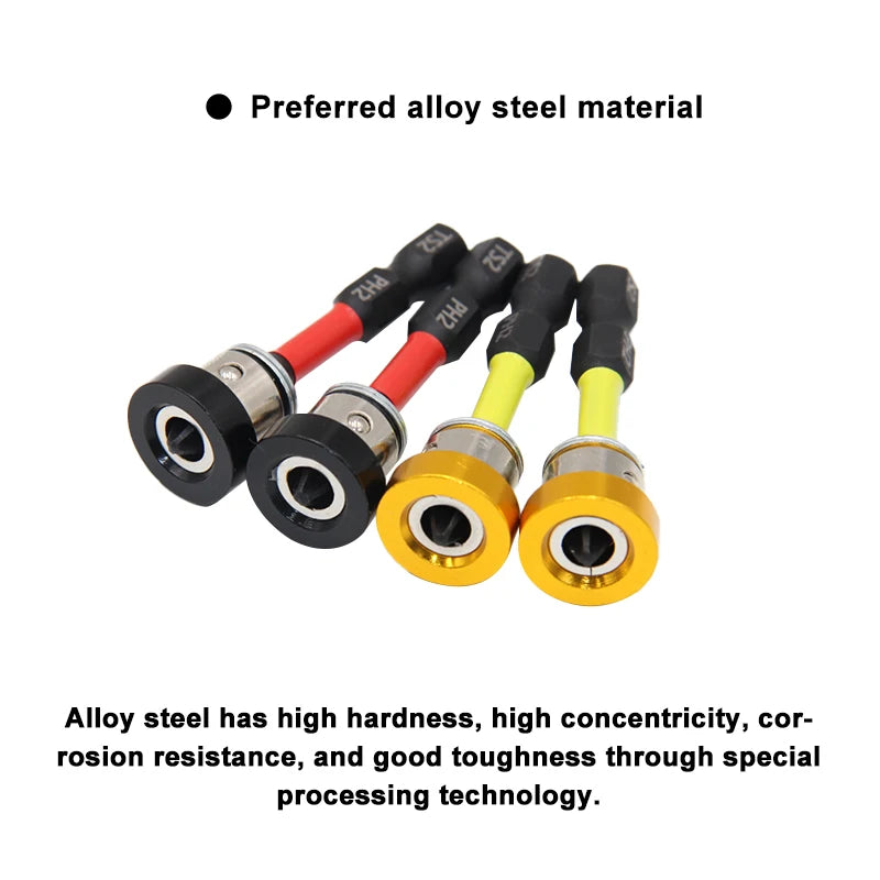 Strong magnetic circle limit gypsum board bits impact cross position anti slip screwdriver head woodwork ceiling tool accessory