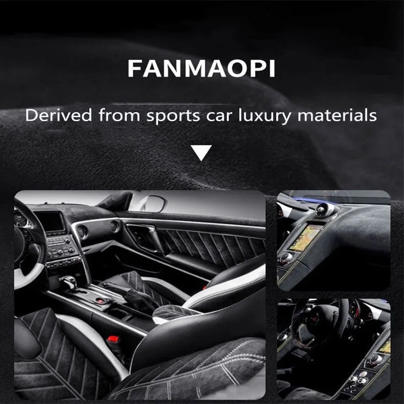Suede Metal Buckle Car Keychain Keyring Men Gift Accessories for Toyota GR Sport Gazoo Racing Yaris 86 Corolla Hilux Supra C-HR