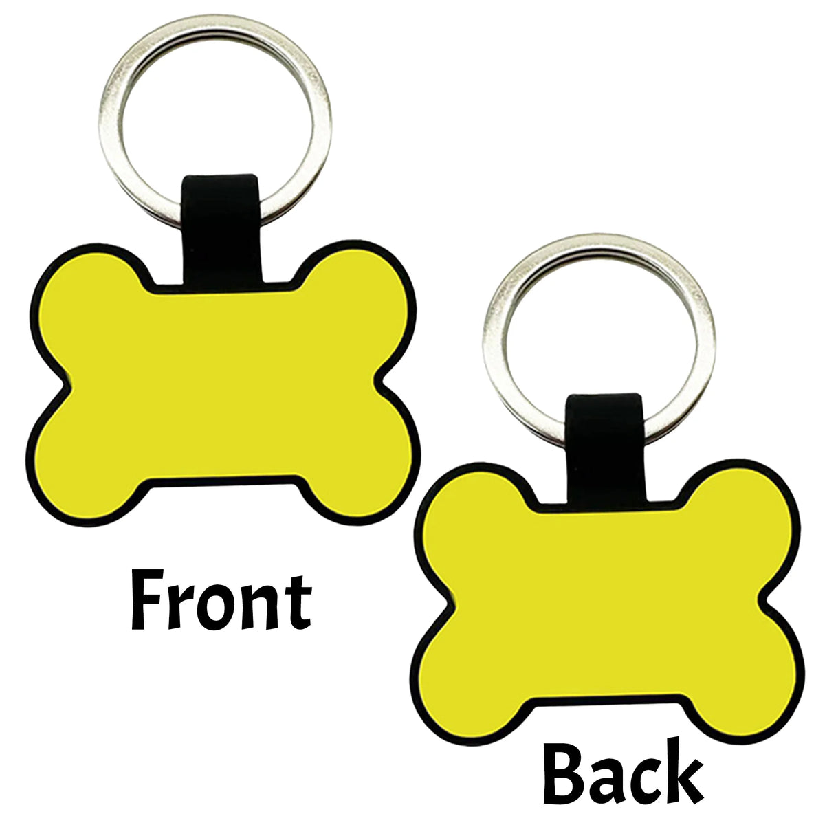Silicone Bone Pet ID Tag - Double-Sided Engraved, Anti-Lost – photo 8