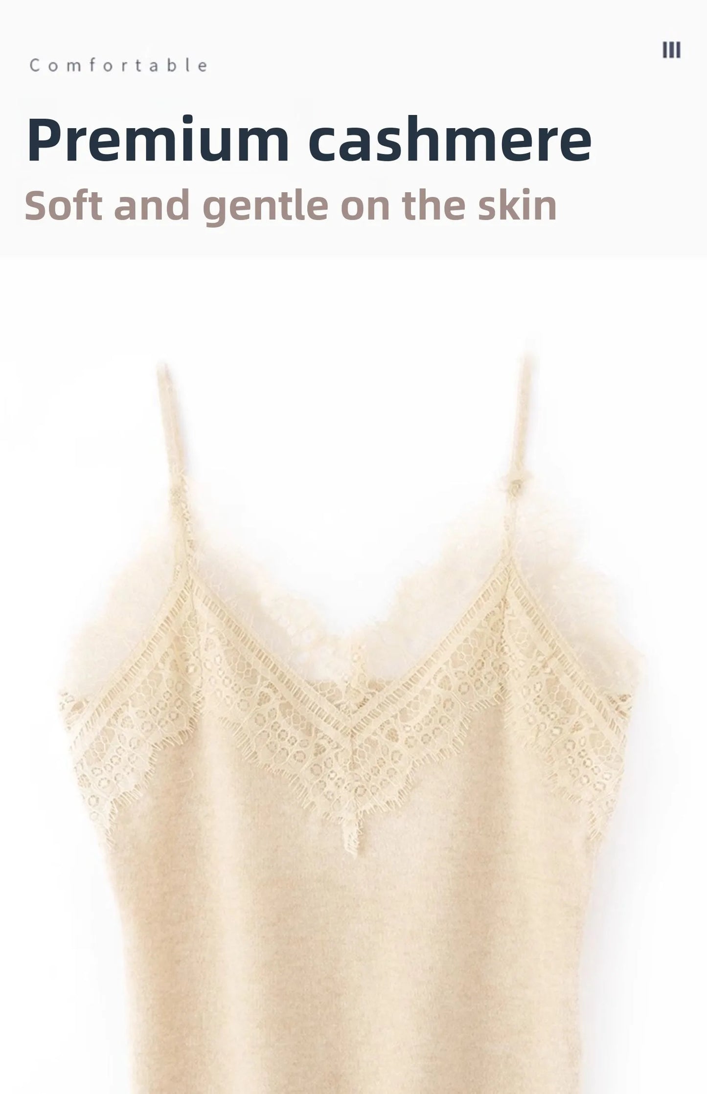Women's Lace Trim ter Vest Ice Silk Knitted Svel Top Outerwear Suit Inner Match Beautiful Ba ort Sle Daily Wear