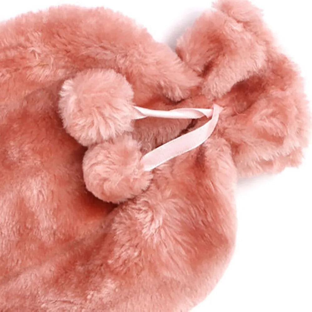 Hot Water Bottle with Soft Protective Case - Reusable Hand and Feet Warmer - photo 3