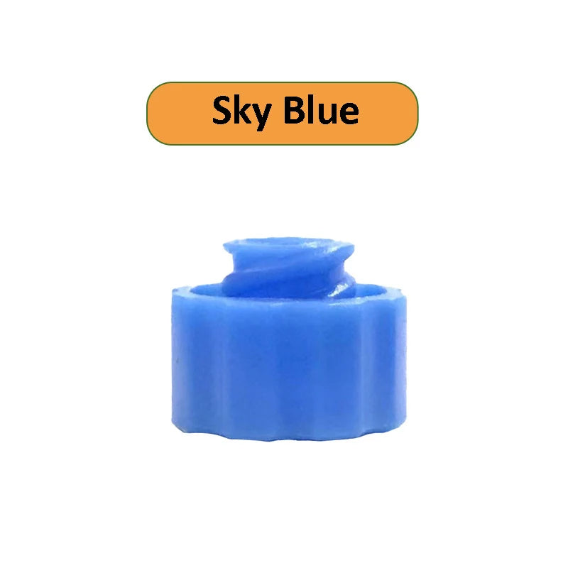 140 Pc Luer Lock Syringe Tip Caps, 7 Colours Lab Supplies