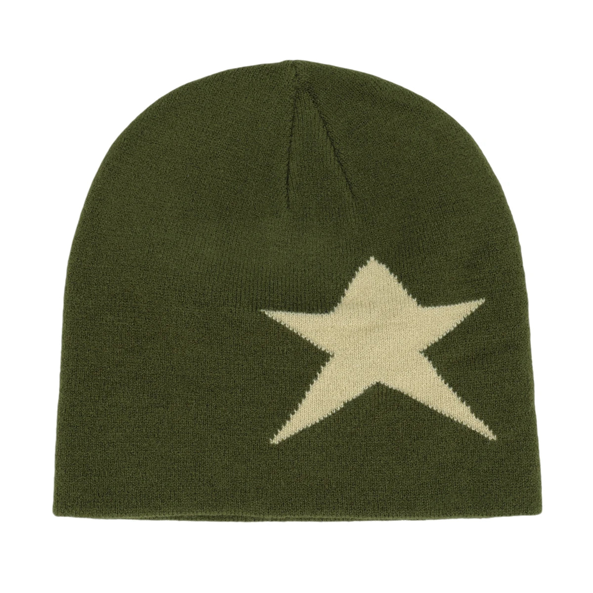Y2K Letter Knit Beanie, Warm Ski Hat