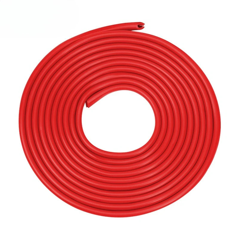 1pcs 5M U-Shaped Clips Invisible Car Sealing Strips PVC Anti-Collision Strip Vehicle Body Protection Transparent Edge Car'S Door