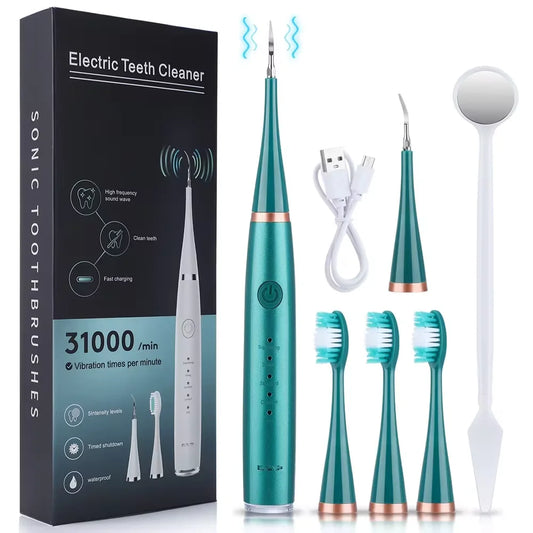 Sonic Electric Toothbrush with Teeth Whitening Kit - Oral Care Set