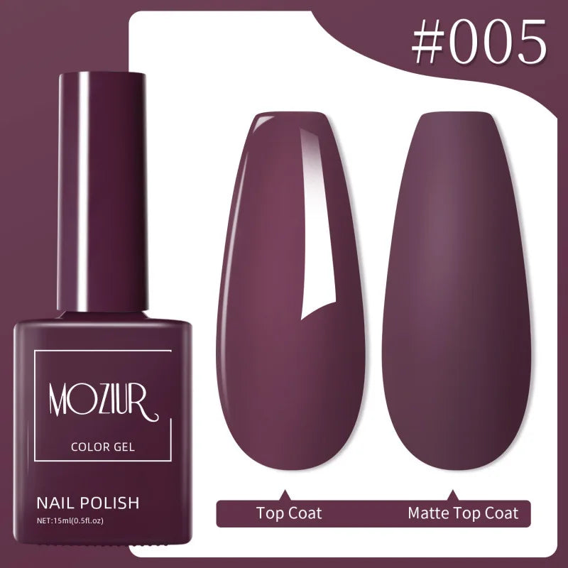 Colorful Hot Sale Uv Gel Nail Polish Set Soak Off Gel Nail Polish 15ml Professional Nail Gel Polishes