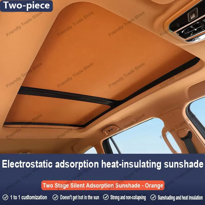 Sunroof Sunshade Insulation Visor for Ford F-150 Raptor 2021–2026 (2-Pack)