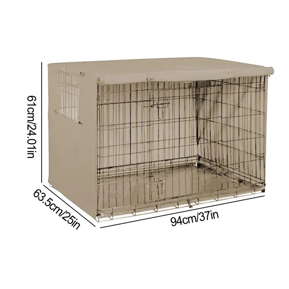 Windproof Oxford Crate Cover - Dog & Cat Cage Cover