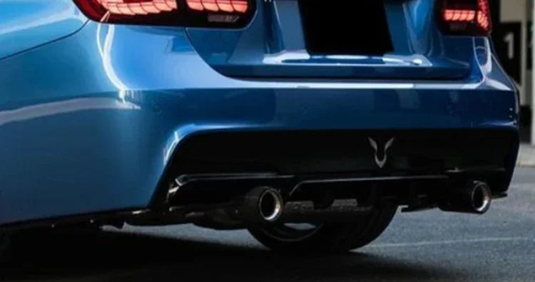 Carbon Fiber Rear Bumper Lip Trunk Wing MP M4 PSM Style Roof Spoiler Kit For BMW 3 Series F30 F31 F35 2026-2026 Gloss Black