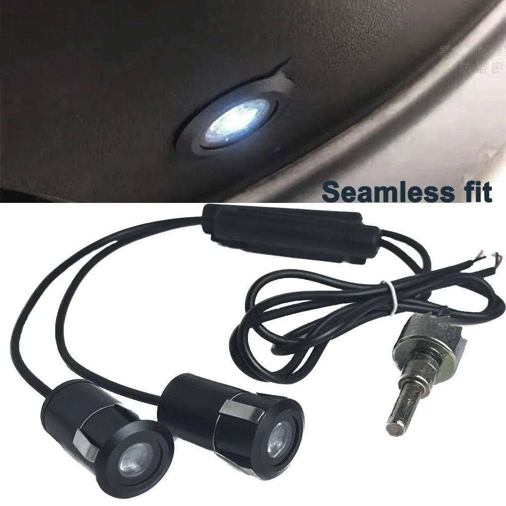 Universal Car Door Badge Welcome Logo Light Laser Projector Lamps Accessories Kits Car LED Logo Ghost Shadow Night Light