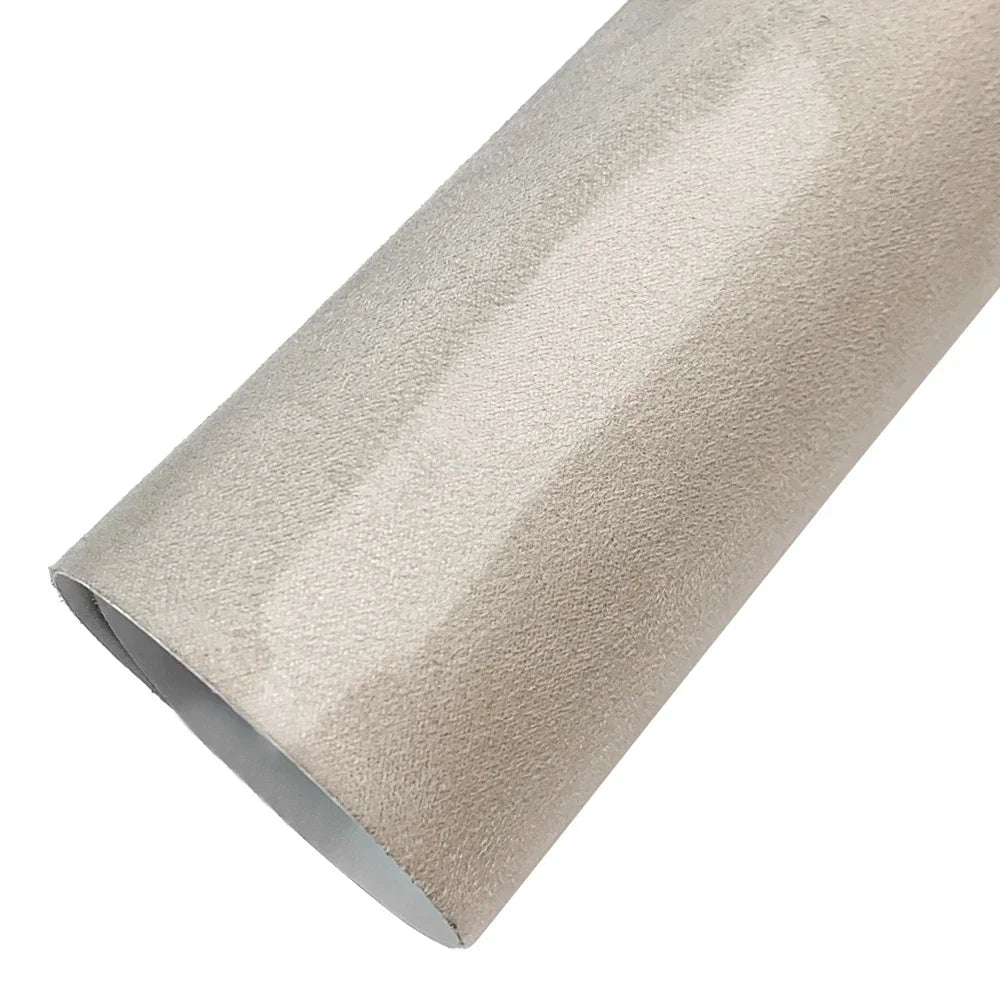 Suede Car Interior Vinyl Wrap — Self-Adhesive Door &amp; Trim Film