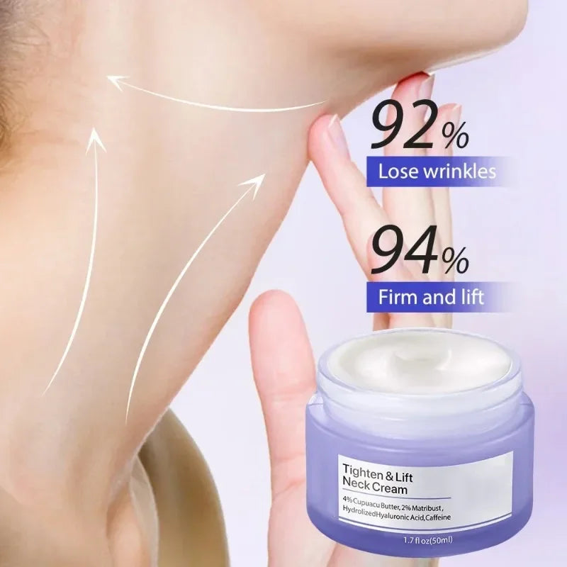 Tighten Lift Neck Cream Firming Lifting Brightens Eliminate Neck Fine Lines Neck Remove Double Chin Rejuvenation Cream Skin Care