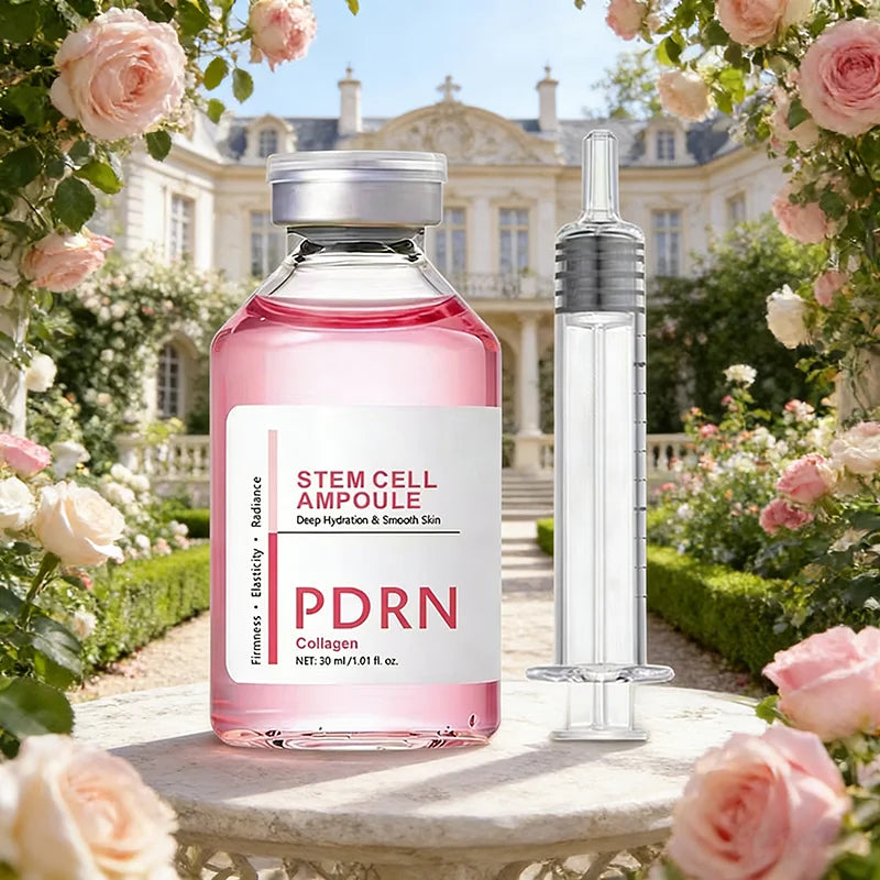Stem Cell Ampoule Essence, PDRN Ampoule Deep Repair Renew Skin Brighten Tone Strengthen Barrier Firming Facial Essence