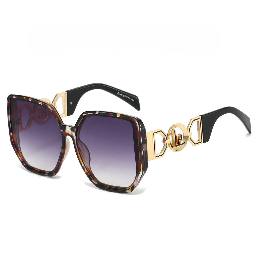 Large Cat Eye Sunglasses for Women — Cut-Out Frame, UV400