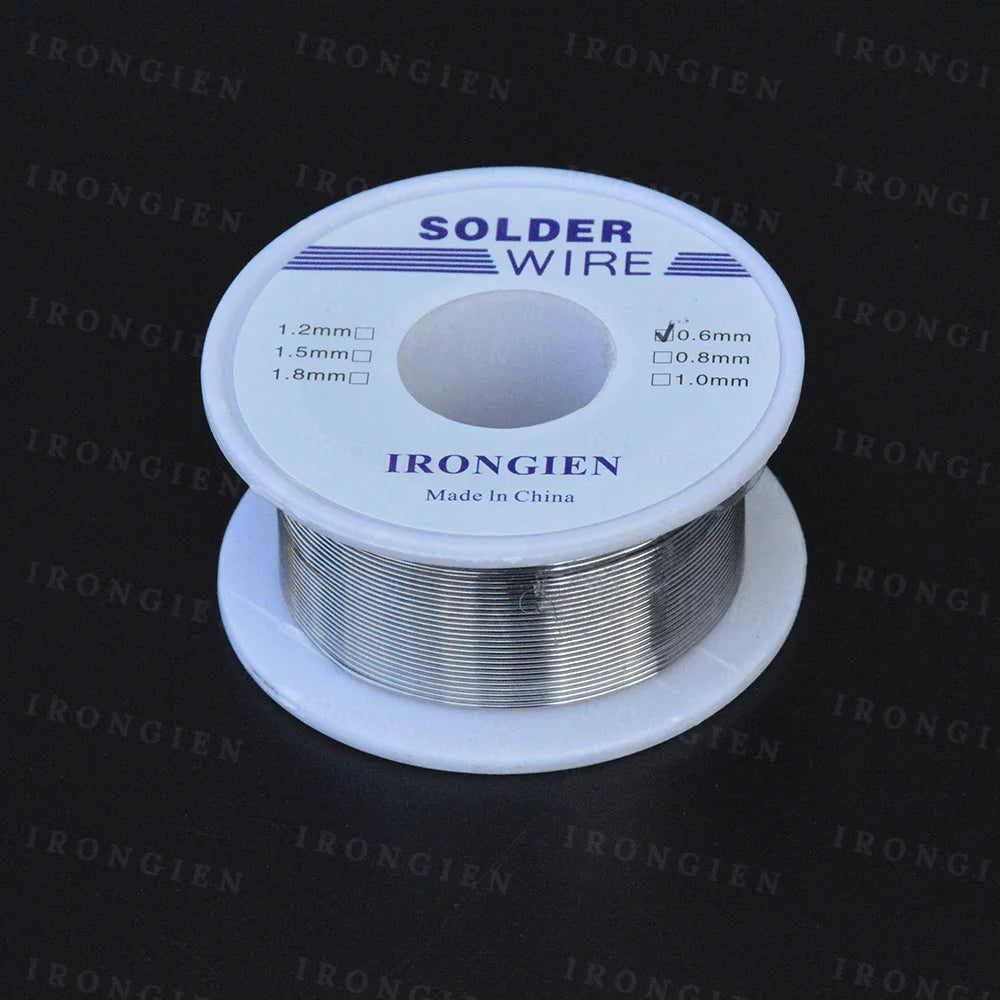 Irongien High Purity Soldering Wire 8g50g/Roll Mixed Tin Rosin Core Dia 0.6-1.5mm Solder Welding Wire For Electrical Soldering