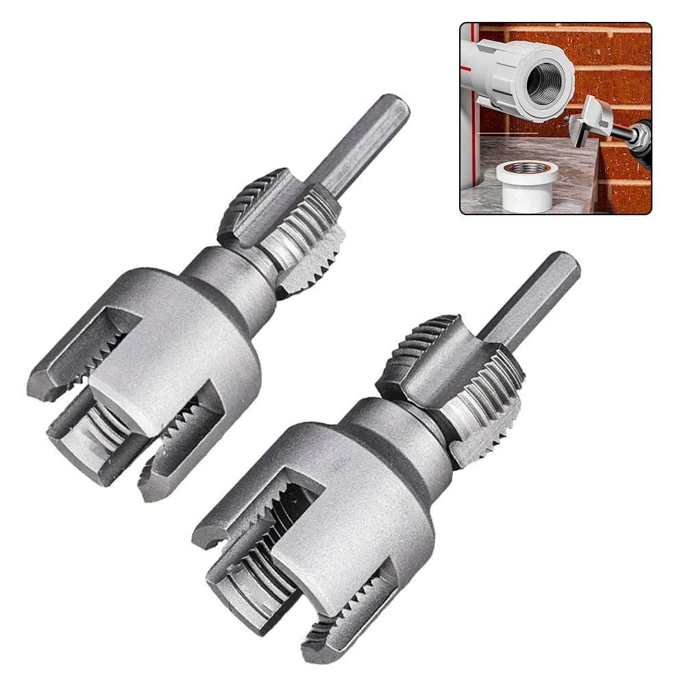 2PCS 20MM+25MM Water Pipe Threader Tapping Tool Ppr/pvc Internal Thread External Thread Integrated Die Water Pipe Opener
