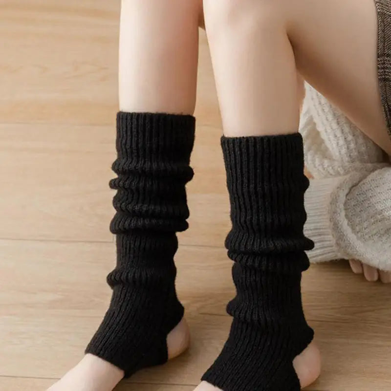 Women's Loose Knit Leg Warmers - Latin Dance & Ballet Leg Covers - photo 7