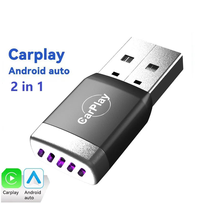 Wireless CarPlay & Android Auto Adapter, Compatible with VW Toyota Nissan Honda Ford & Mercedes-Benz