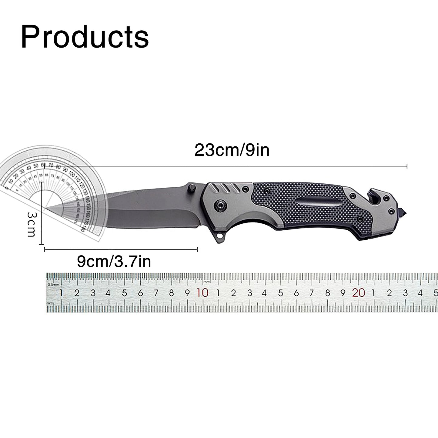 Camping Folding Knife Fruit Knife Outdoor Knife Sharp Blade Utility Knife Portable Hunting Knife Multi-function Pocket Knife