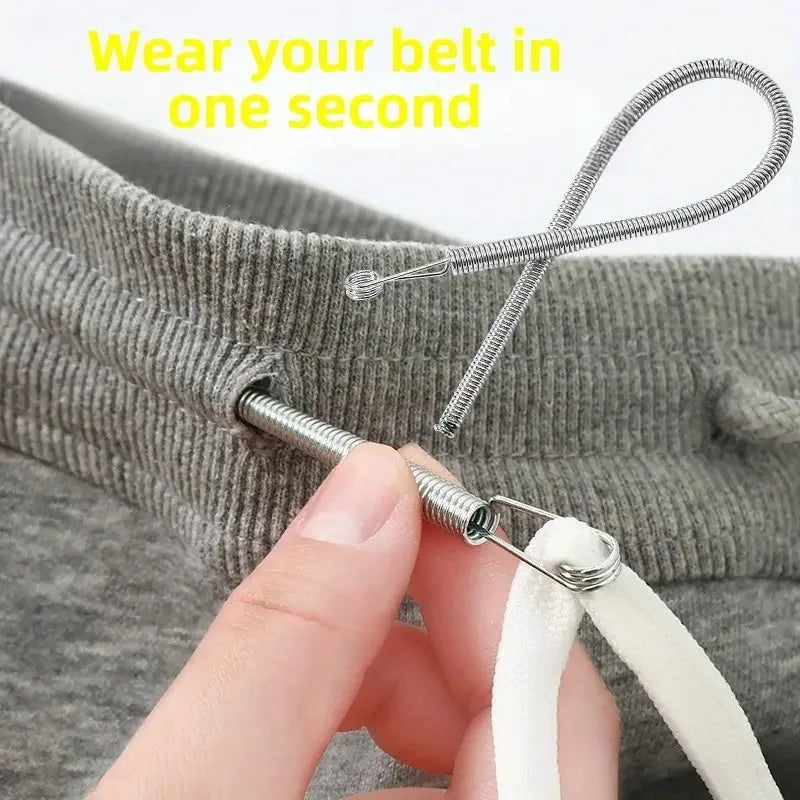 9 Inch Universal Spring Rope Threader Needle - Multi-Use Tool for Holiday Crafts, Sewing, and Quick Drawstring Repair
