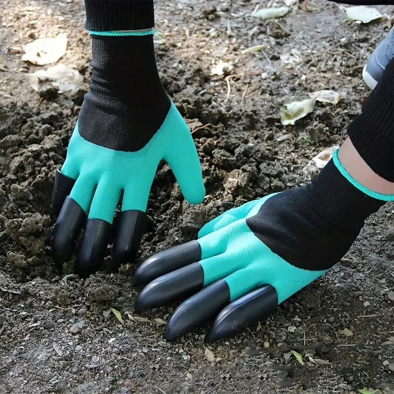 8Pcs Hand Claws Gardening Digging Claws - Waterproof ABS Plastic Work Gloves Durable Doting Plant Propagation Outdoor Tools