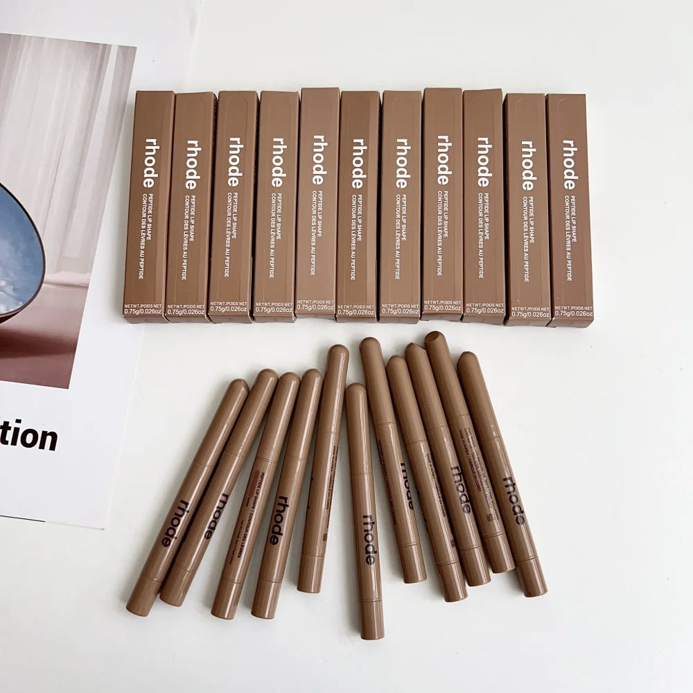 Brand Skin Peptide Lip Shape Pen Lip Liner Long Lasting Lip Tint Pencil Pen Makeup Lipstick Powder Blusher Gloss Rouge Makeup