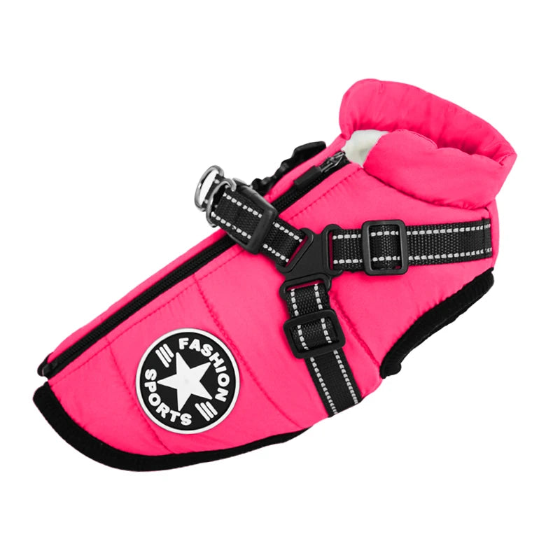Dog Jacket Vest with Built-In Harness - Warm Winter Coat for Small Dogs - photo 12