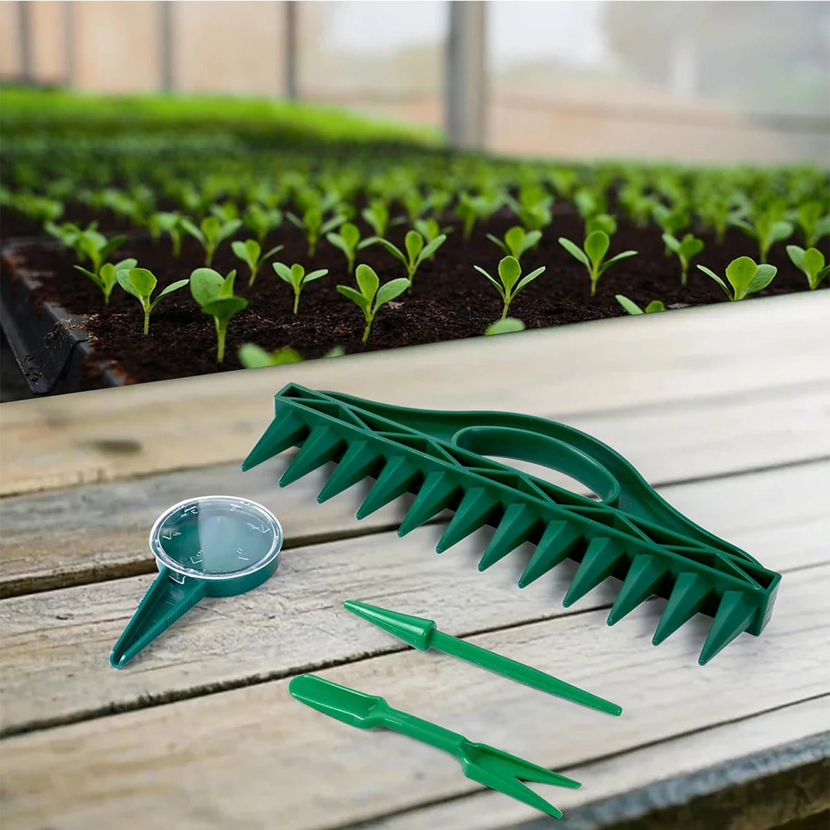 Manual Seeder Plant Seeds Sow Bonsai Accessories Garden Plants Vegetables Seed Drill Dispenser Vegetable Flower Grow Gardening