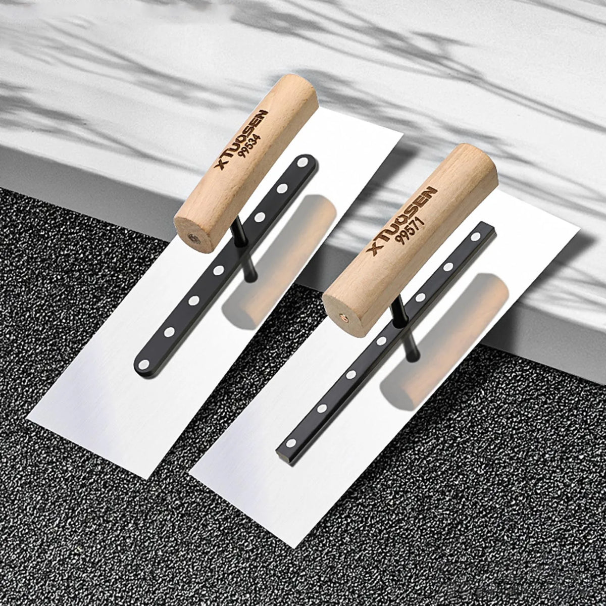 Stainless Steel Bricklaying Trowel, Cement Plastering Scraper