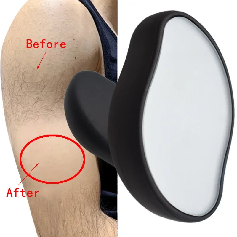 Nano Crystal Painless and Easy Hair Remover Washable Reusable Hair Removal Tools Glass Foot Scrubber Foot Plate File Skin Care