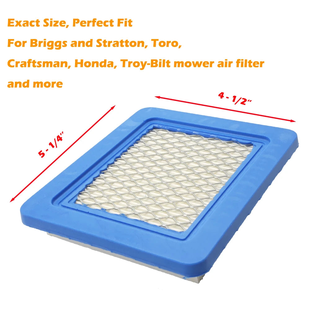 Premium Air Filter for Briggs & Stratton, Toro & Craftsman Mowers