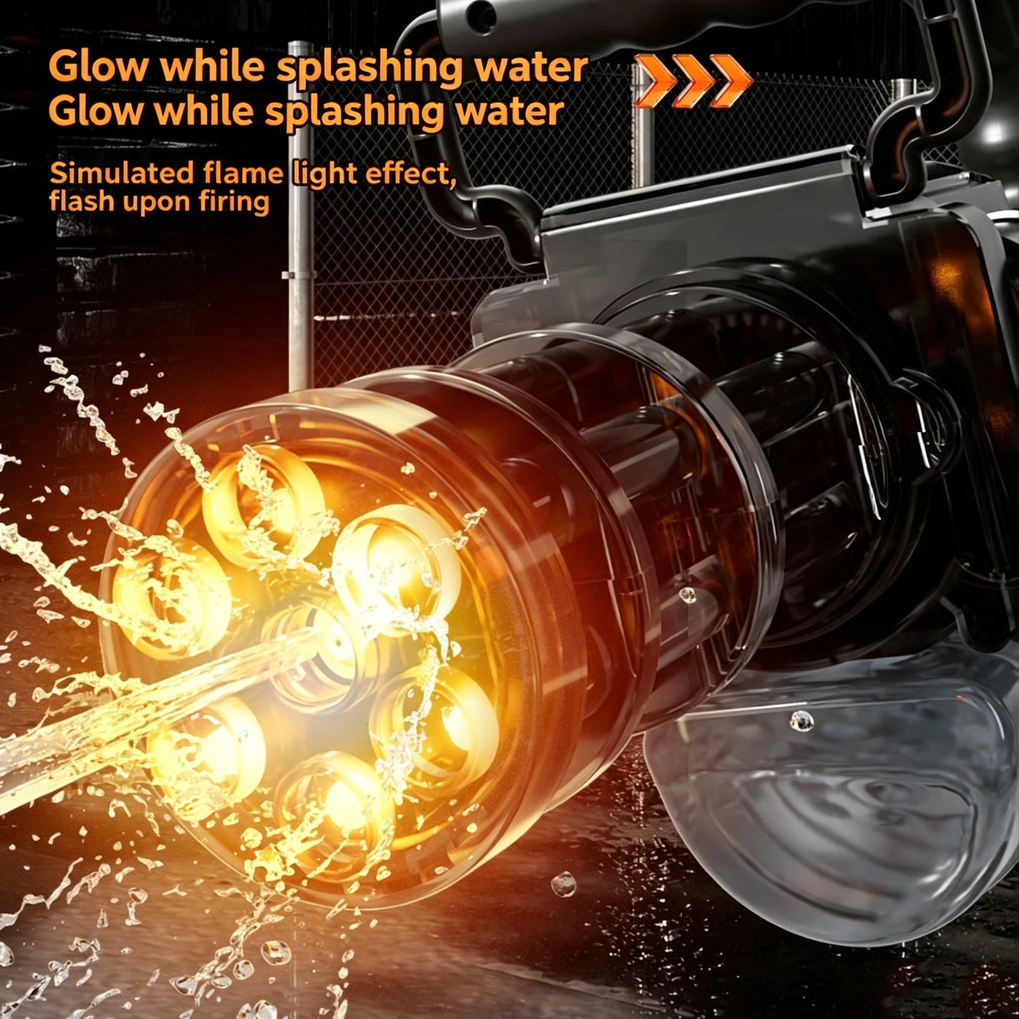 Gatling Water Gun — Rotating High-Pressure Summer Water Cannon