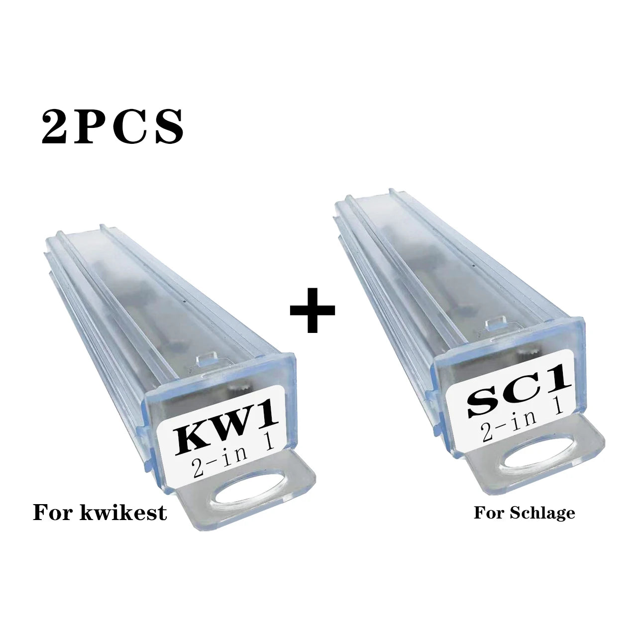 With box Lishi 2 in 1 Tool KW1 KW5 SC1 SC4 SC20 M1/MS2  Lishi 2 in 1 Tool SS001 SS002  Locksmith Tools for Home Door Civil Locks