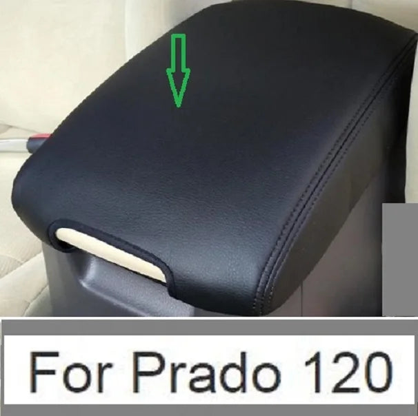 Microfibre Leather Center Armrest Cover for Toyota Land Cruiser 120 Prado 120 2003 2004 2006 2007 2008 2009 Car Accessories