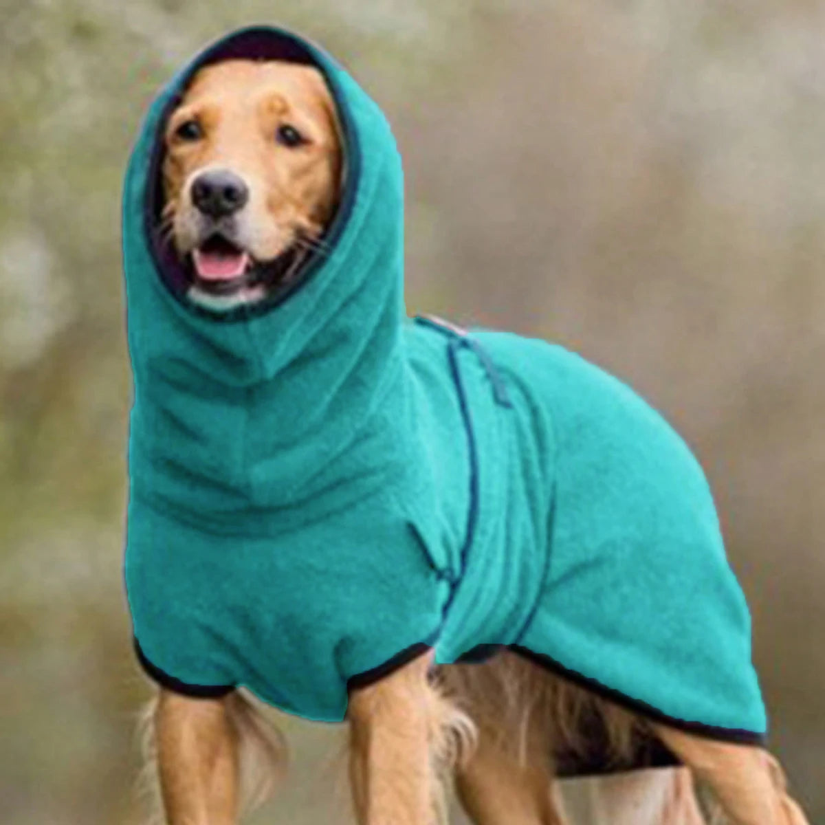 Whippet and Greyhound Fleece Coat - Warm Lined Dog Jumper with Strap - photo 3