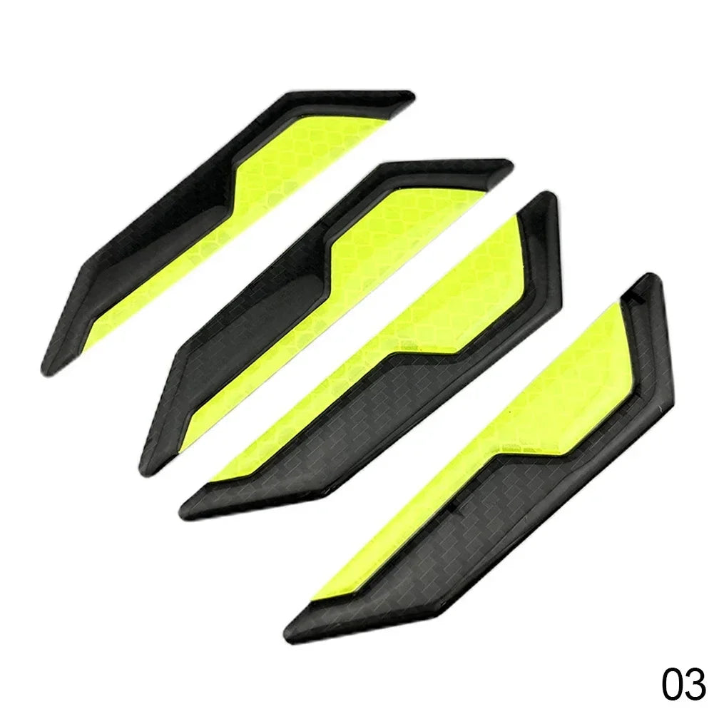 Reflective Car Door Sticker Safety Opening Warning Reflector Tape Decal Auto Car Accessories Exterior Interior Reflector Sticker
